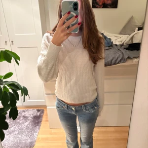 Stickad tröja - Jättefin vit / beige stickad tröja från Cubus💕 knappt använd 