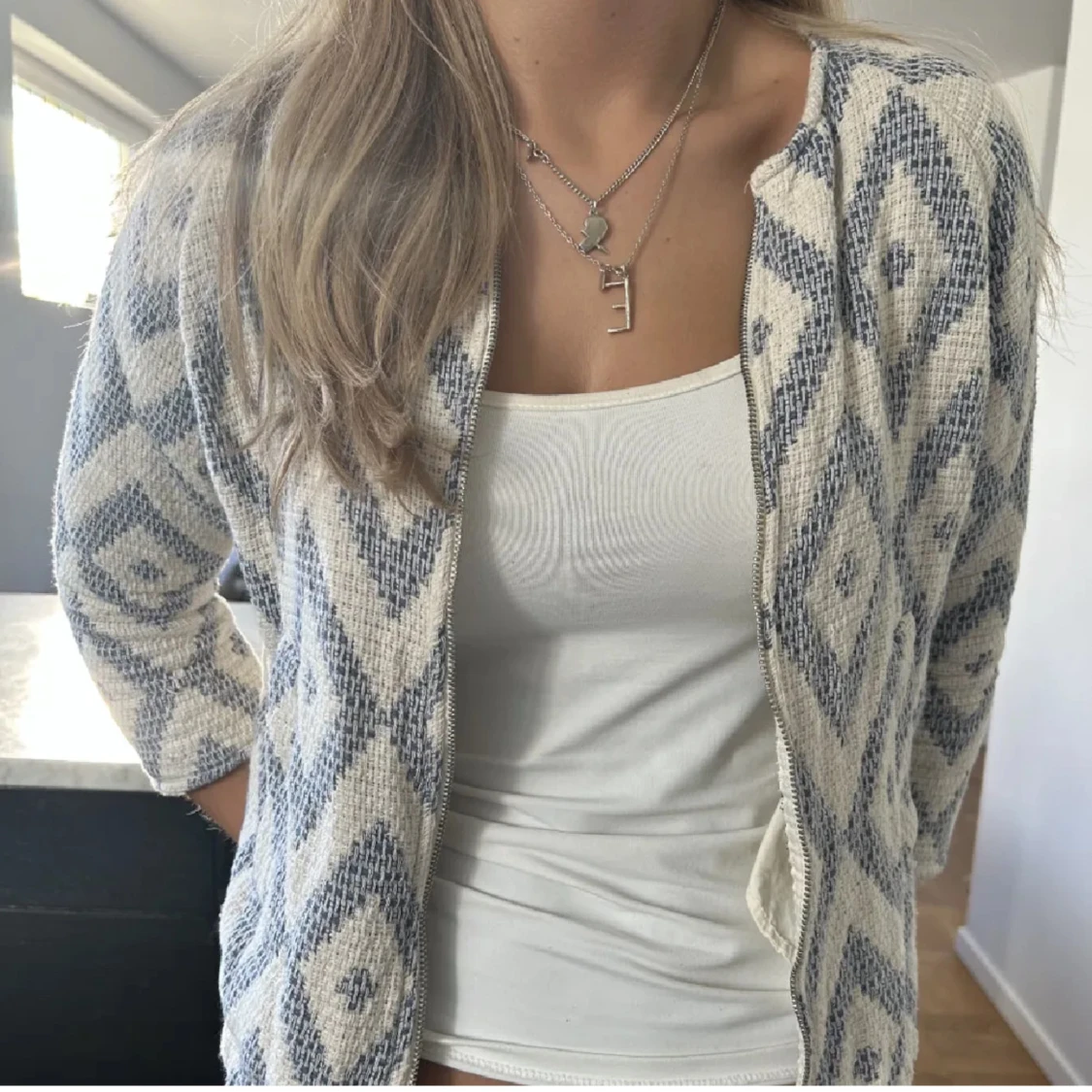 Mönstrad jacka - 91