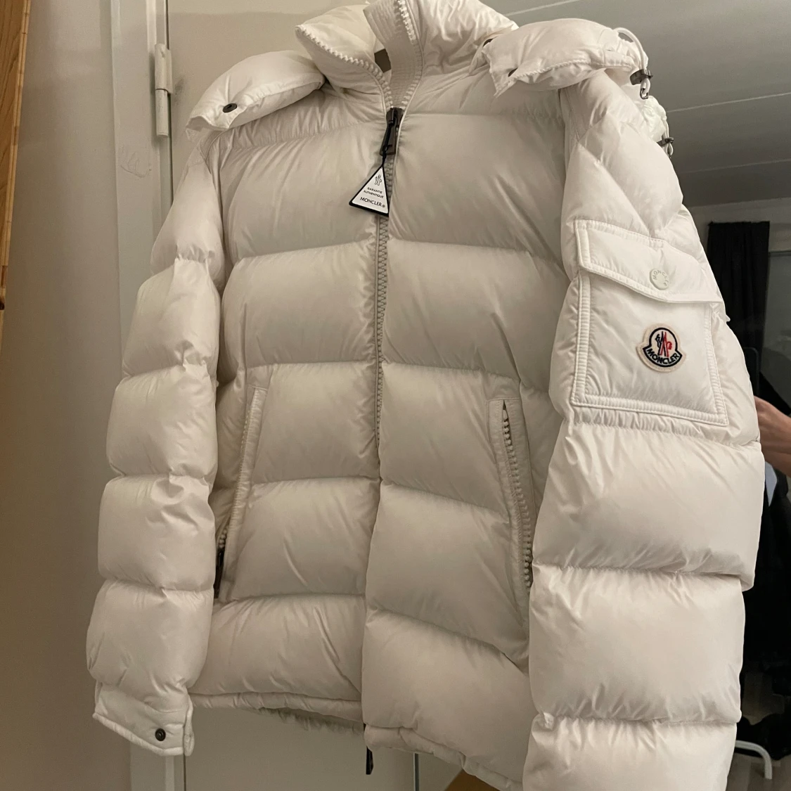 Vit moncler jacka - 91