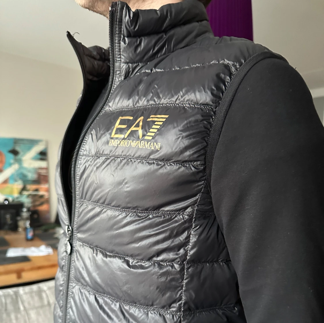 Svart dunväst från Emporio Armani - 90
