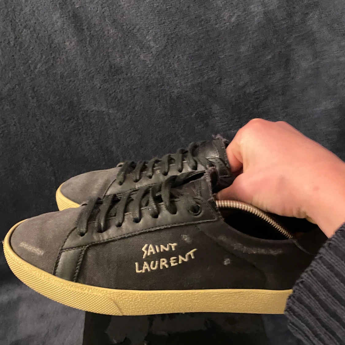 Svarta sneakers från Saint Laurent - 1