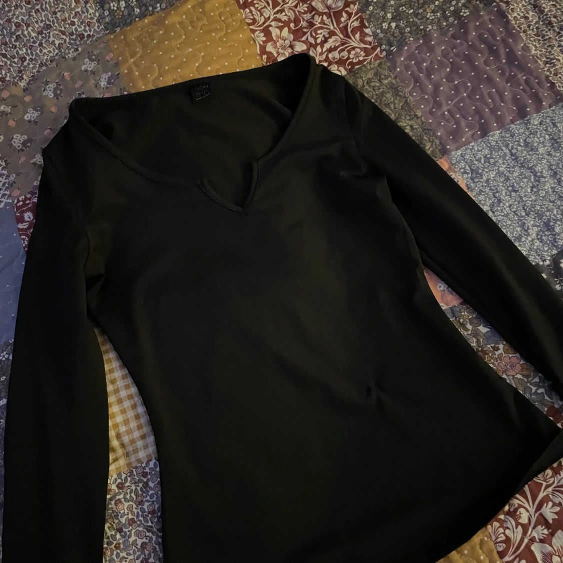 Svart långärmad topp - 90