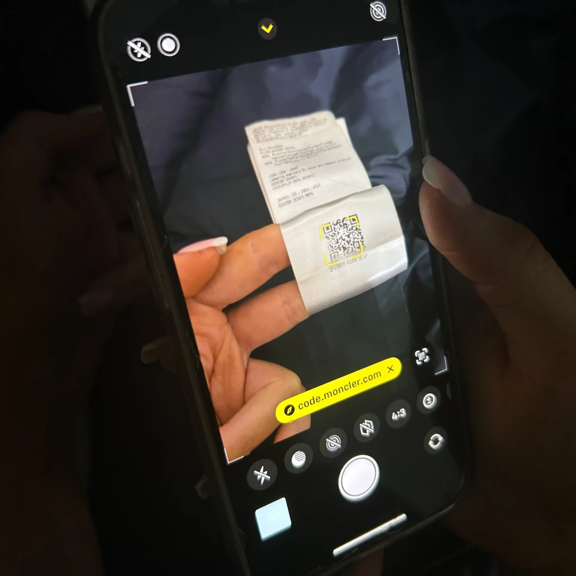 Svart/marinblå dunjacka från Moncler - 93