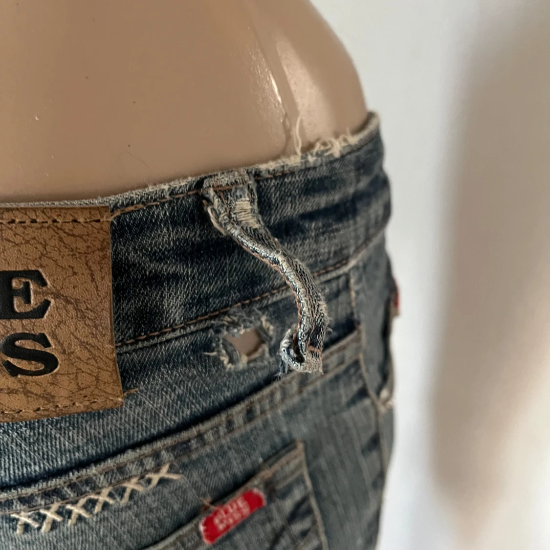 3/4 jeans byxor jeansbyxor Capri trekvartsbyxor trekvarts - 92