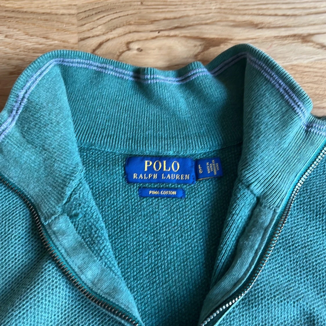 Grön polo ralph lauren halfzip - 90