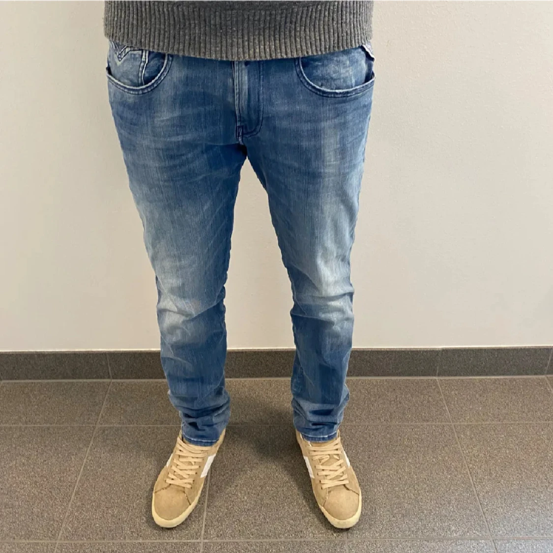 Replay Anbass Blå W32/L34 - 90