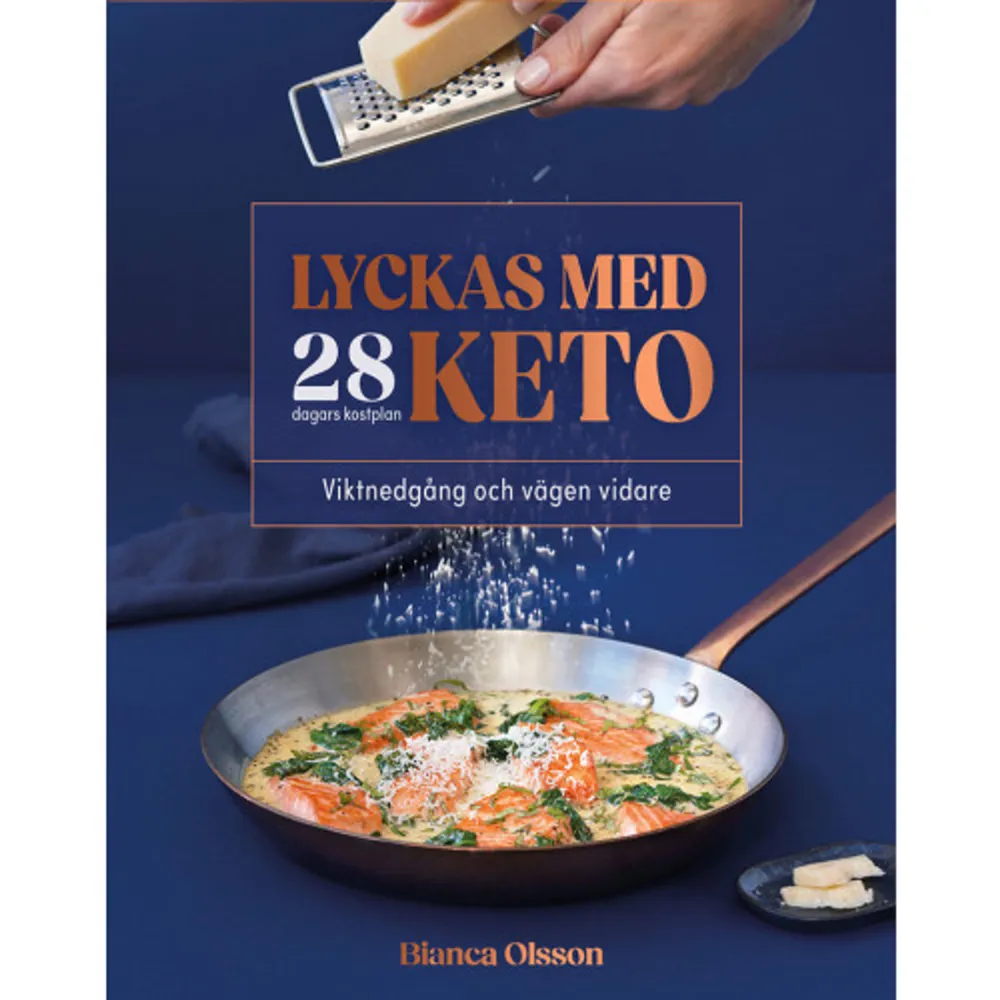 Den enda dieten som fungerar är den du klarar att hålla, både på kort och lång sikt.I Lyckas med keto visar Bianca Olsson hur man njuter av livet och samtidigt får en långsiktig viktnedgång. Här får du över 100 enkla recept för vardag, fest och fika. Man kan faktiskt äta riktig, obearbetad och näringsrik mat året om utan att det går ut över det sociala och livskvaliteten. Lyckas med keto innehåller både en faktadel om keto och en fördjupning om kroppens viktigaste funktioner och hormoner när det kommer till viktnedgång. Du får tips på de bästa mellanmålen, en komplett matlista och 28 dagars kostplan, inklusive en kickstart, som tar dig in i ketos och gör dig till en riktig fettförbrännare!Bianca Olsson driver det populära Instagramkontot Ketolivet. Hon tar fram recept, gör kostplaner, har viktgrupper online och är en stor förespråkare för att äta obearbetad och näringsrik mat. Bianca har tidigare givit ut boken Nordisk keto.    Format Inbunden   Omfång 223 sidor   Språk Svenska   Förlag Tukan Förlag   Utgivningsdatum 2023-12-22   Medverkande Bianca Olsson   Medverkande Bianca Olsson   Medverkande Mari Svenningsen   ISBN 9789180381024  . Böcker.