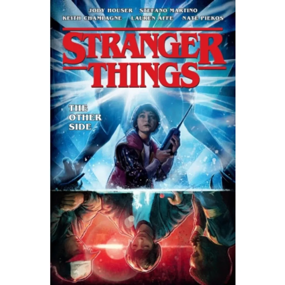 When Will Byers finds himself in the Upside Down, an impossible dark parody of his own world, he's understandably frightened. But that's nothing compared with the fear that takes hold when he realises what's in that world with him! Follow Will's struggle through the season one events of the hit Netflix show Stranger Things! Written by Jody Houser (Mother Panic, Faith) and illustrated by Stefano Martino (Doctor Who, Catwoman).    Format Häftad   Omfång 94 sidor   Språk Engelska   Förlag Penguin USA   Utgivningsdatum 2019-05-07   ISBN 9781506709765  . Böcker.