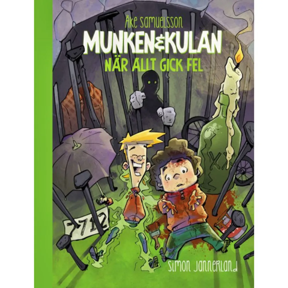 A°ke Samuelsson har gjort det igen; skrivit sin nionde bok med Munken och Kulan! I varje bok ryms det fyra olika bera¨ttelser, sa° a¨ven i den ha¨r. Som vanligt sa° blandas ba°de skratt, la¨rdomar och allvar i bo¨ckerna om Munken och Kulan. Viktiga saker tas ocksa° upp i boken sa°som al- kohol i hemmet, en fo¨ra¨lder som sitter i fa¨ngelse och om ensamhet. Men boken hinner ocksa° med en tur till Israel da¨r man fa°r fo¨lja med Munken och Kulan till olika platser. Varje kapitel bygger pa° en bibelbera¨ttelse eller en bibel- person.Den ha¨r ga°ngen fa°r vi fo¨lja med Munken och Kulan pa° de- ras resa till Israel. De beso¨ker ka¨nda platser som Nasaret, Golgata och Jerusalem. Pa° resan ha¨nder ma°nga spa¨nnan- de saker; Munken och Kulan blir tagna av israelisk polis och de fa°r testa pa° att krypa i Hiskias tunnel. Men att ga° pa° vatten vill de verkligen inte go¨ra fo¨r de vill bada och svalka sig.Ett av kapitlen handlar om hur alkoholen kan komma in i hemmet och vad det kan fo¨ra med sig. Munken och Ku- lan fo¨rso¨ker ocksa° att praktisera den Gyllene Regeln, men det blir bara fel.Du som vuxen rekommenderas att la¨sa den ha¨r boken tillsammans med barnen. Ha¨r finns ma°nga viktiga saker att prata om men a¨ven tillfa¨lle att fa° skratta ihop.    Format Inbunden   Omfång 112 sidor   Språk Svenska   Förlag Hylleruds Förlag   Utgivningsdatum 2023-04-20   Medverkande Simon Jannerlund   ISBN 9789189227330  . Böcker.