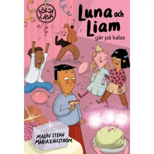  Sanna fyller år och ska ha kalas. Luna är superpepp men Liam känner sig osäker. Först ska det vara trekamp, det är svårt att pricka bollar i hink när alla tittar. Sen ska de äta korv, det är inte direkt Liams favoritmat. Till slut blir det dansstopp, något som Liam verkligen gillar. Men så händer något som får honom att vilja sjunka genom golvet.      Format Inbunden   Språk Svenska   Utgivningsdatum 2023-05-29   Medverkande Maria Källström   ISBN 9789172266124  