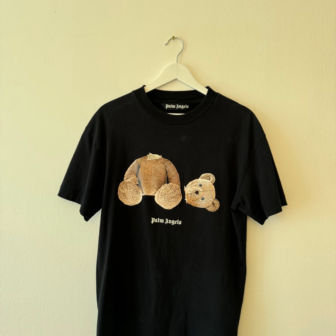 Svart t-shirt från Palm Angels med nallemotiv