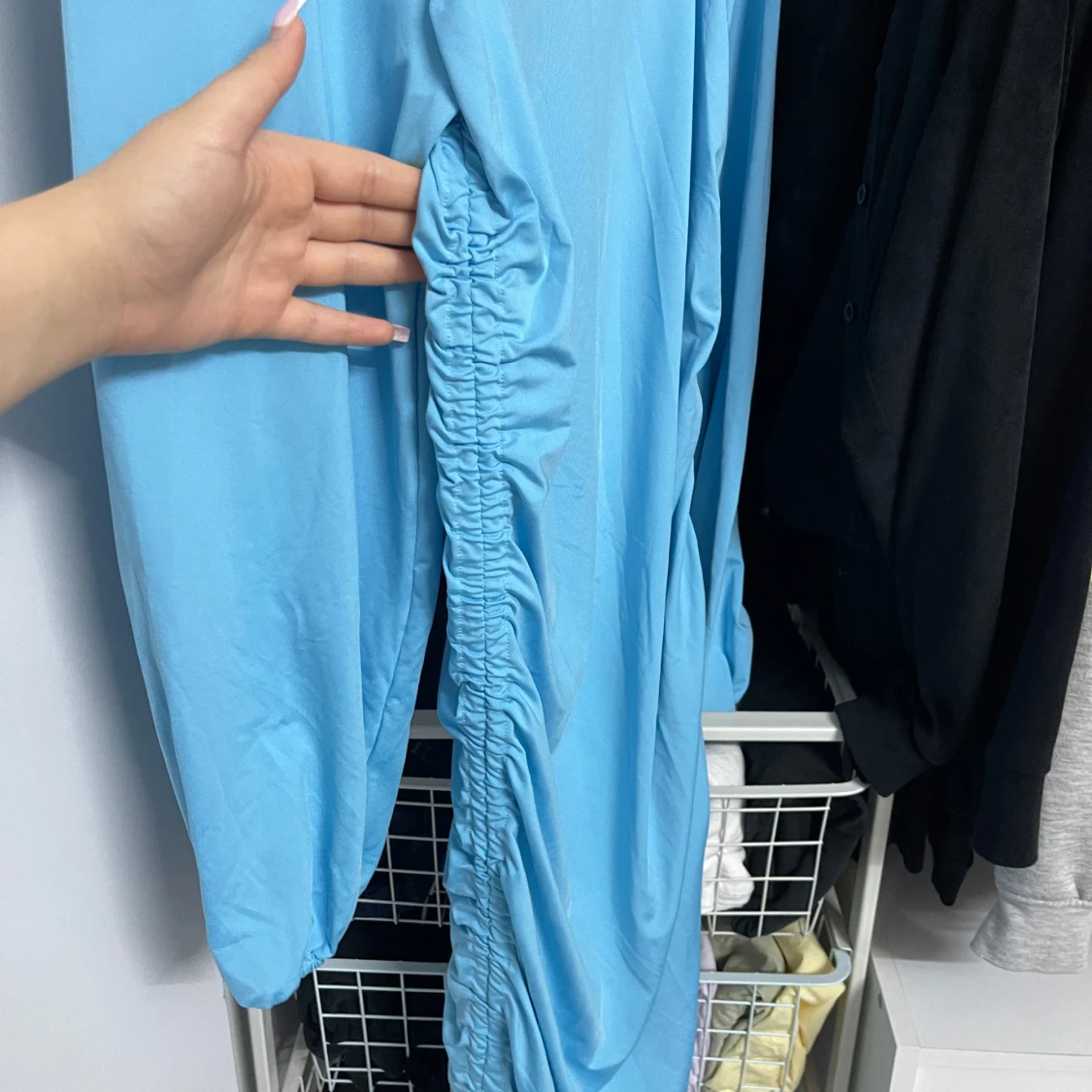 Ljusblå klänning från Shein - 91