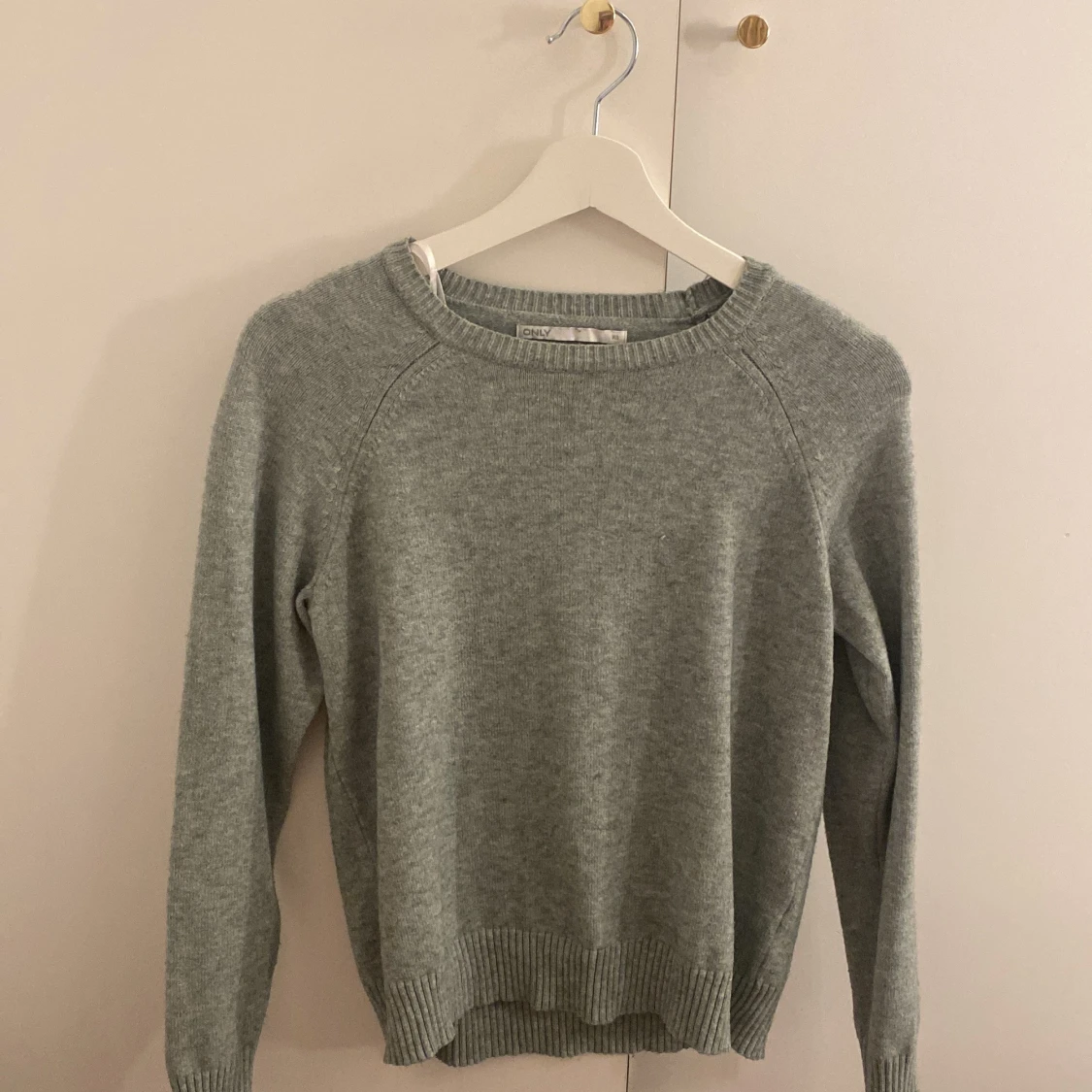 Grön stickad tröja 