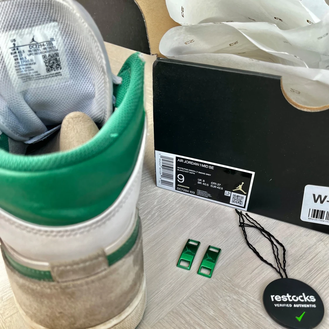 Jordan 1 pine green - 93