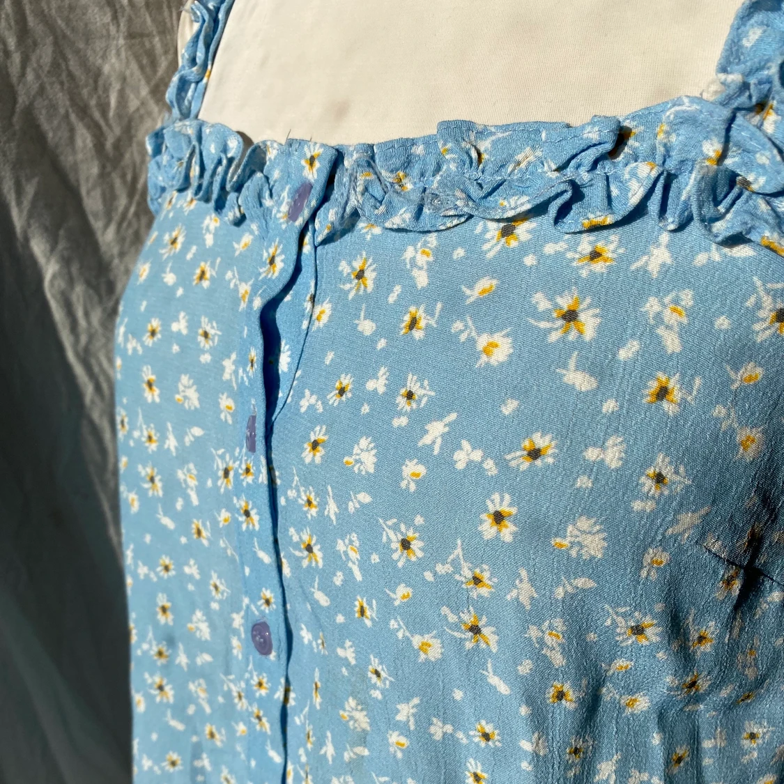 Blommigt blått linne från ASOS design!  - 91