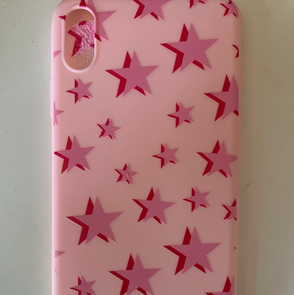 Rosa skal med stjärnor IPhone Xs MAX
