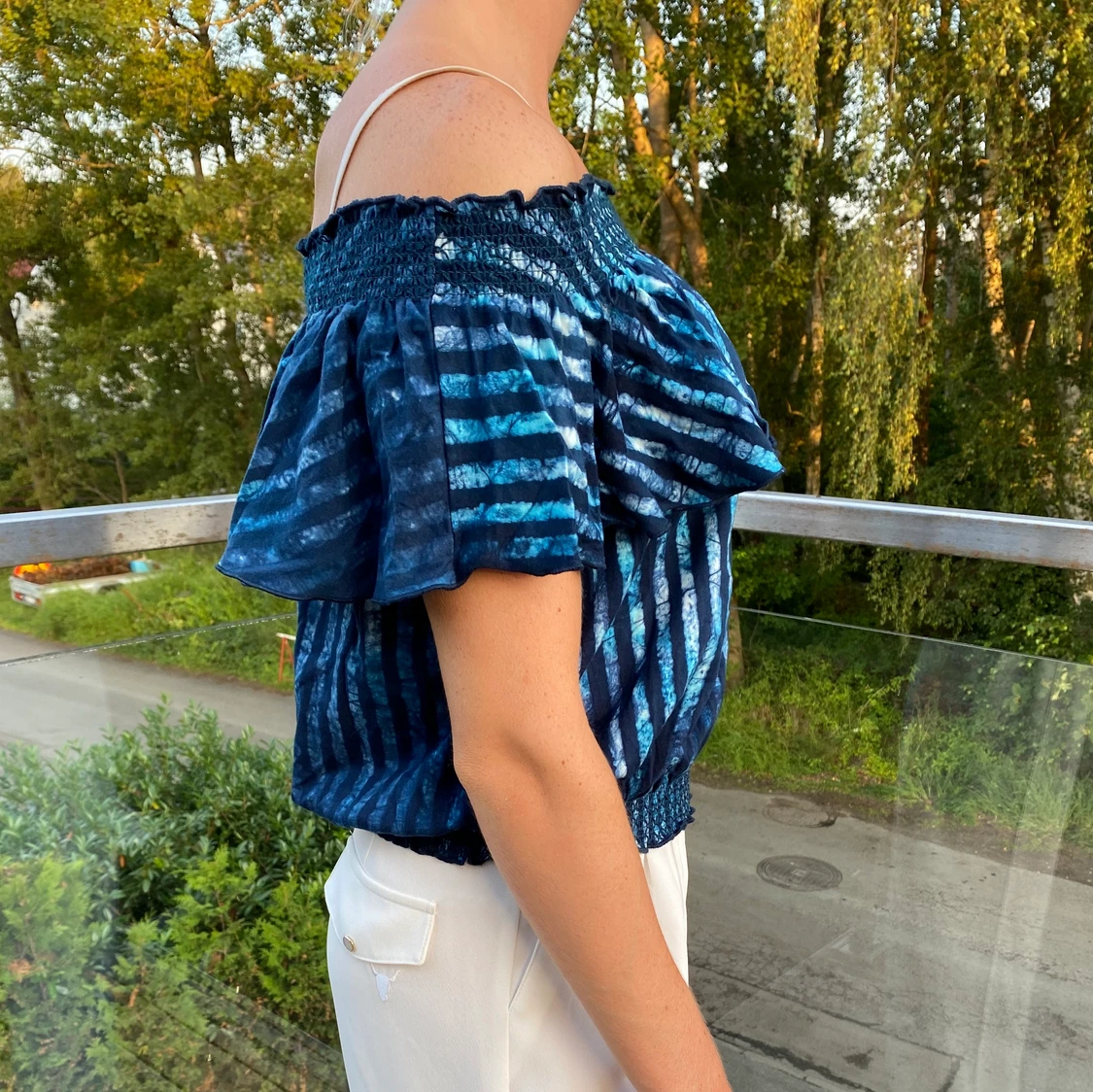 Blue summer top
