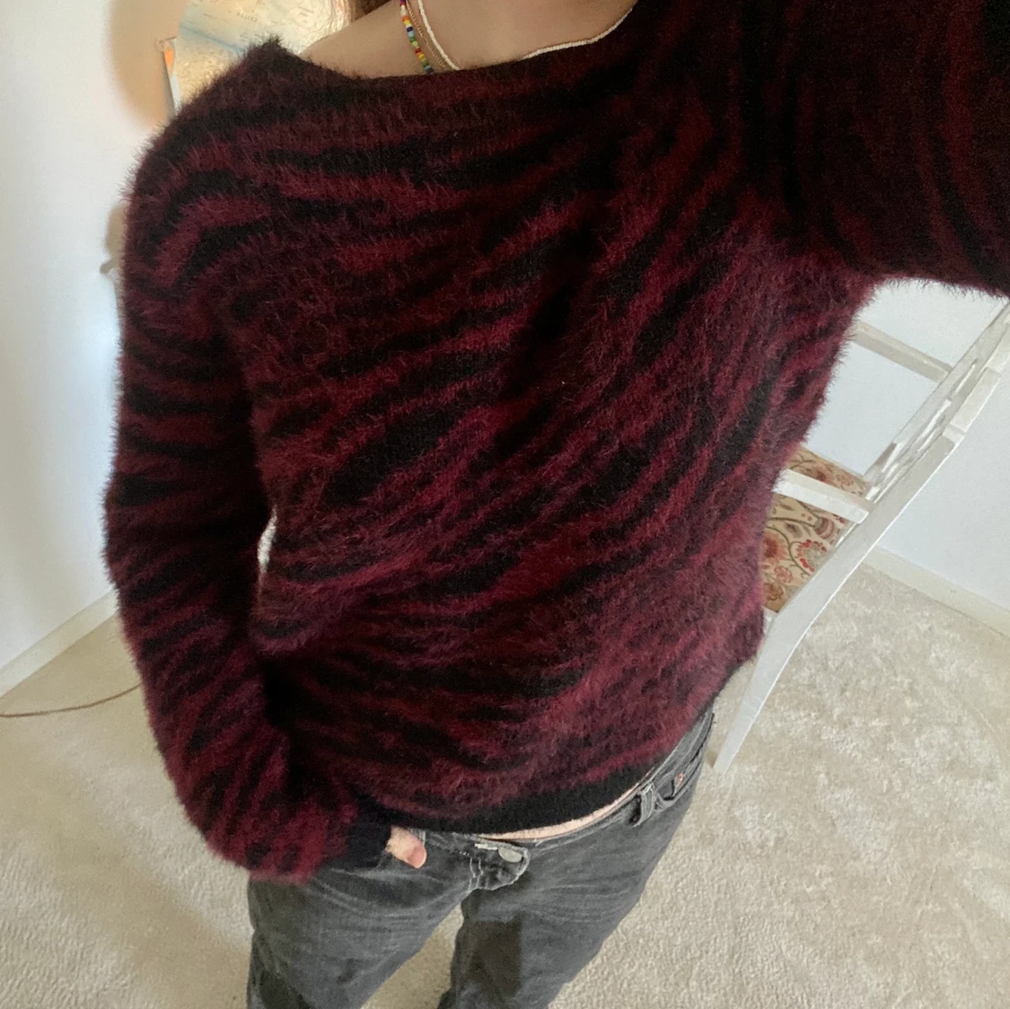 Stickad tröja
