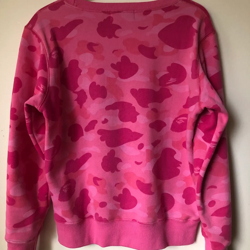 Women’s Bape Camo Sweatshirt  Size small Great condition, no flaws or damage.  Fits like a regular small women’s sweatshirt. DM if you need exact size measurements.   Buyer pays for all shipping costs. All items sent with tracking number.   No swaps, no trades, no offers. . Hoodies.