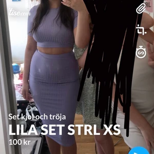Superfint lila set i storlek Xs - Setet är nytt och ”använt” vid ett tillfälle, frakt tillkommer🤍