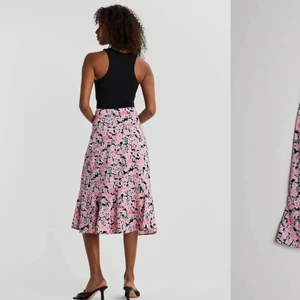 Omlottkjol från Gina Tricot - Säljer denna rosa omlottkjol från ginatricot som är slutsåld överallt. Använt endast 1 gång ett par timmar. Kan mötas upp i Stockholm eller frakta med spårbar frakt som köparen står för 😍✨