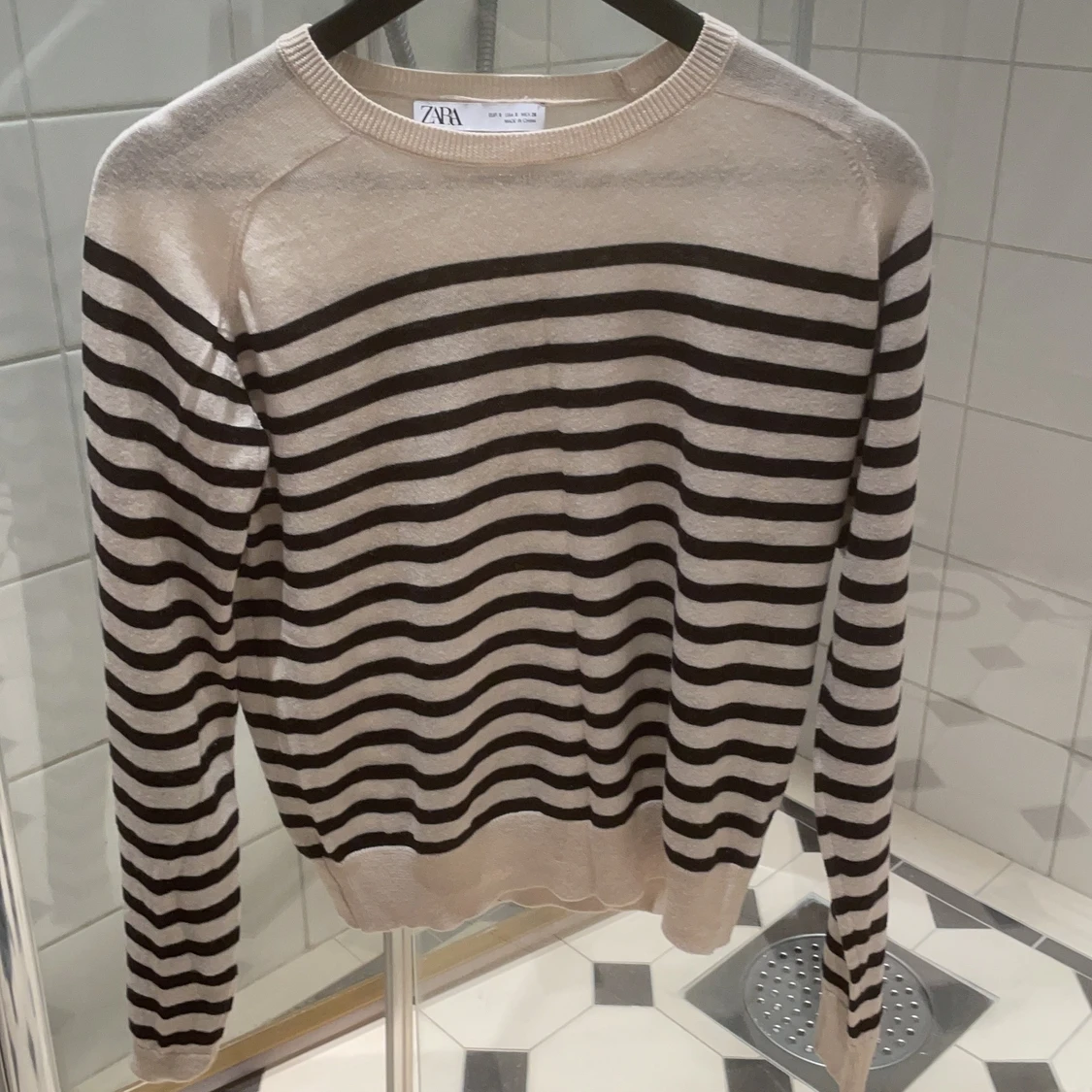 Randig långärmad tröja  - 91