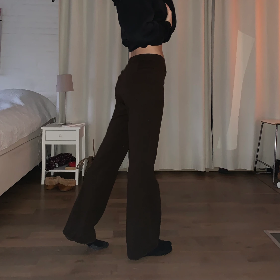 Bruna vintage puma mjukbyxor - 90