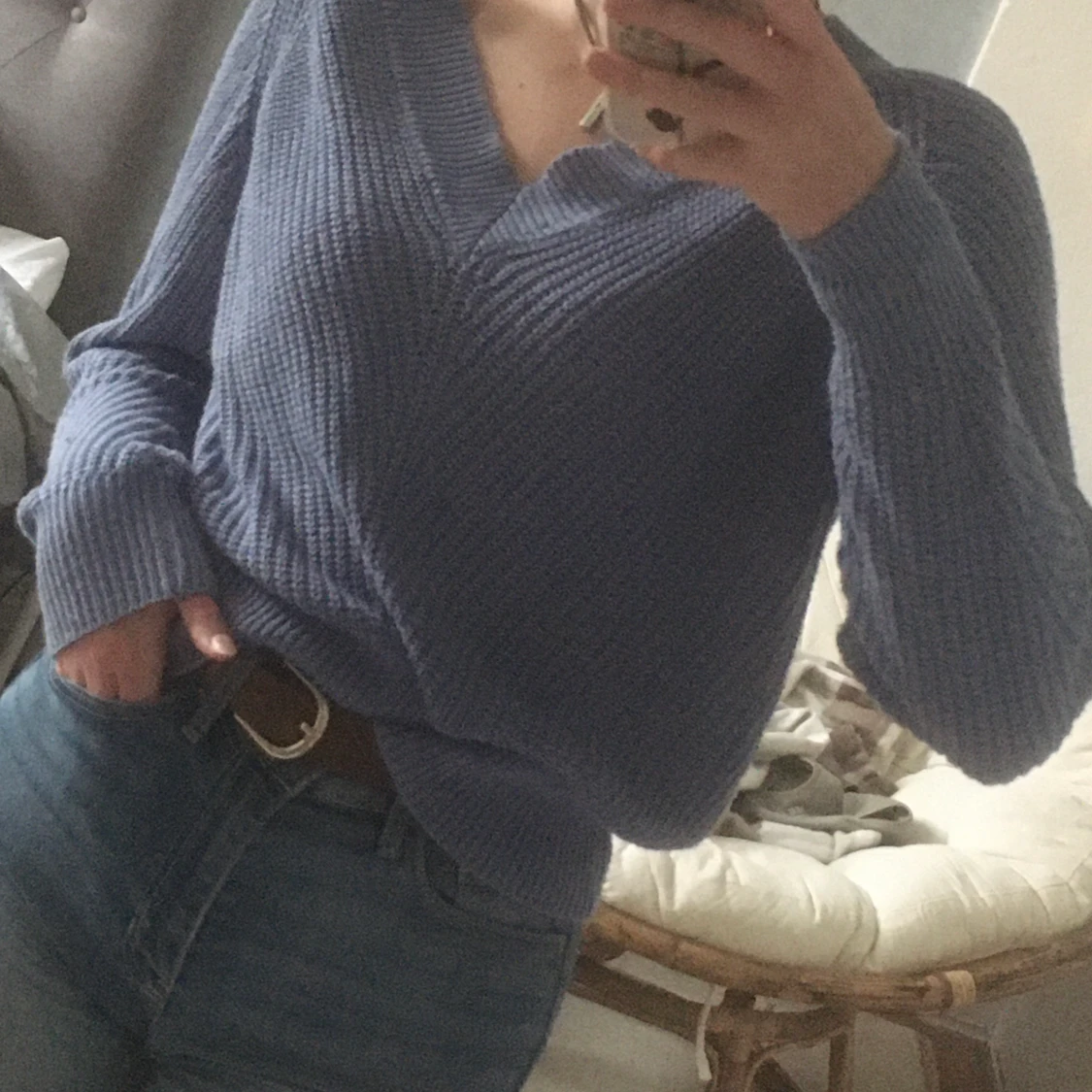 Stickad Tröja  - 90