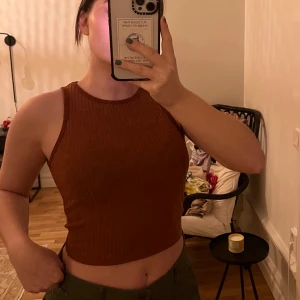 Topp från Shein - Rostbrun färg. Kommer ej till användning 