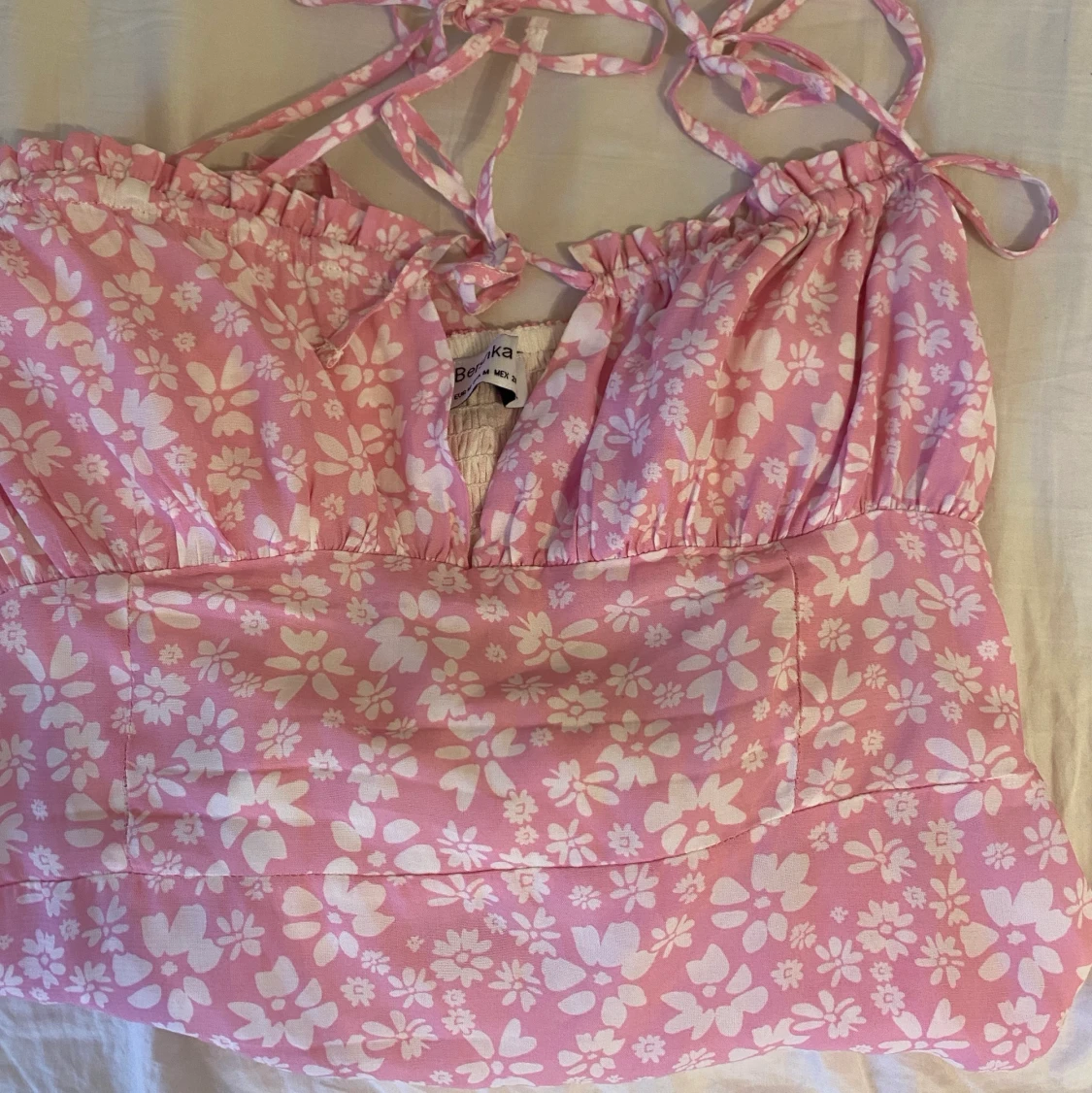 Söt rosa klänning  - 90