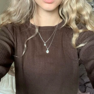 tröja - brun knit tröja, aldrig använd