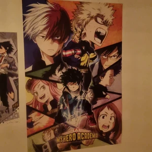My hero academedia seson 2 poster - It a my hero academedia poster perfectly fine but a bit ruffen up in the corners. Is 60cm wide and 90 cm long