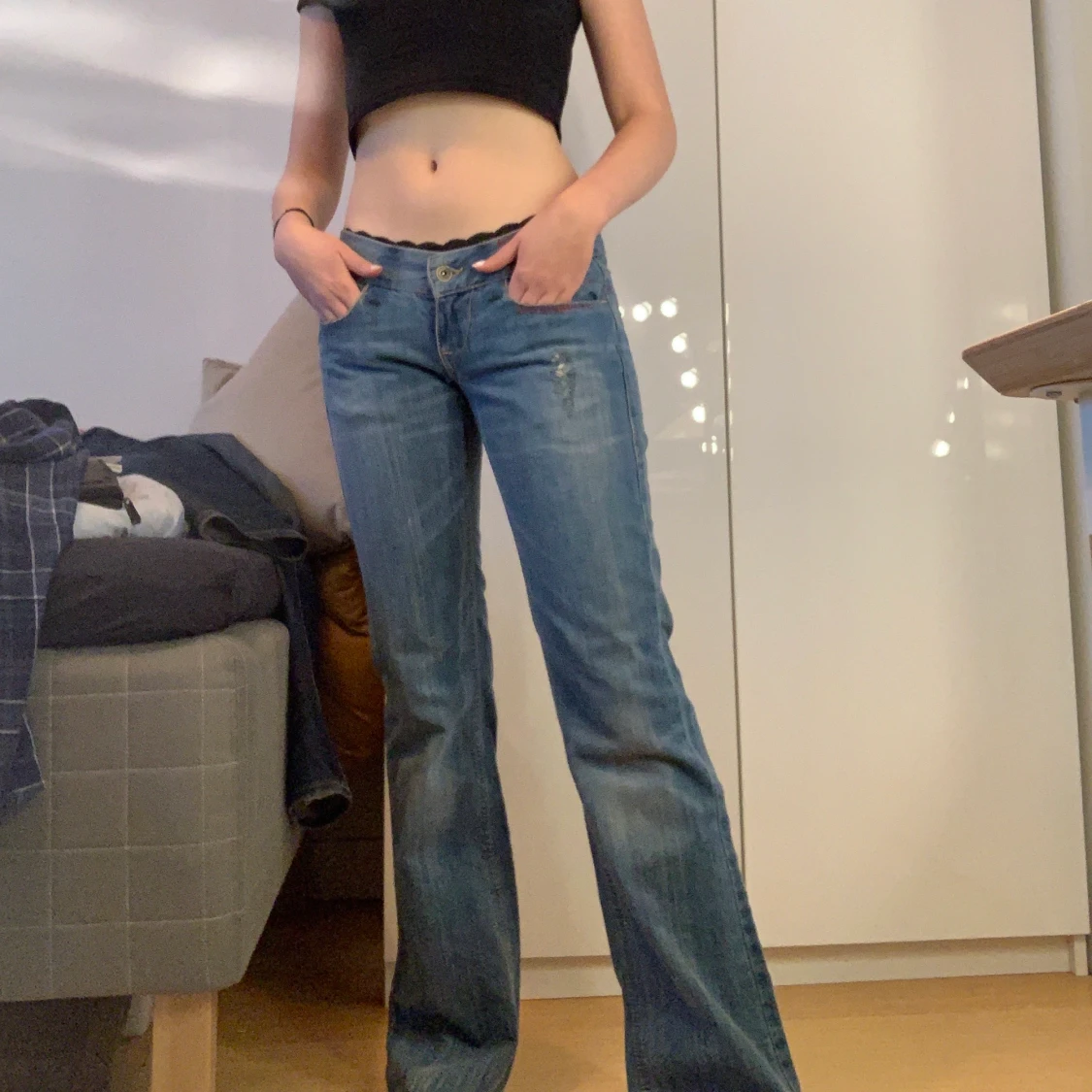 Lågmidjade fornarina jeans