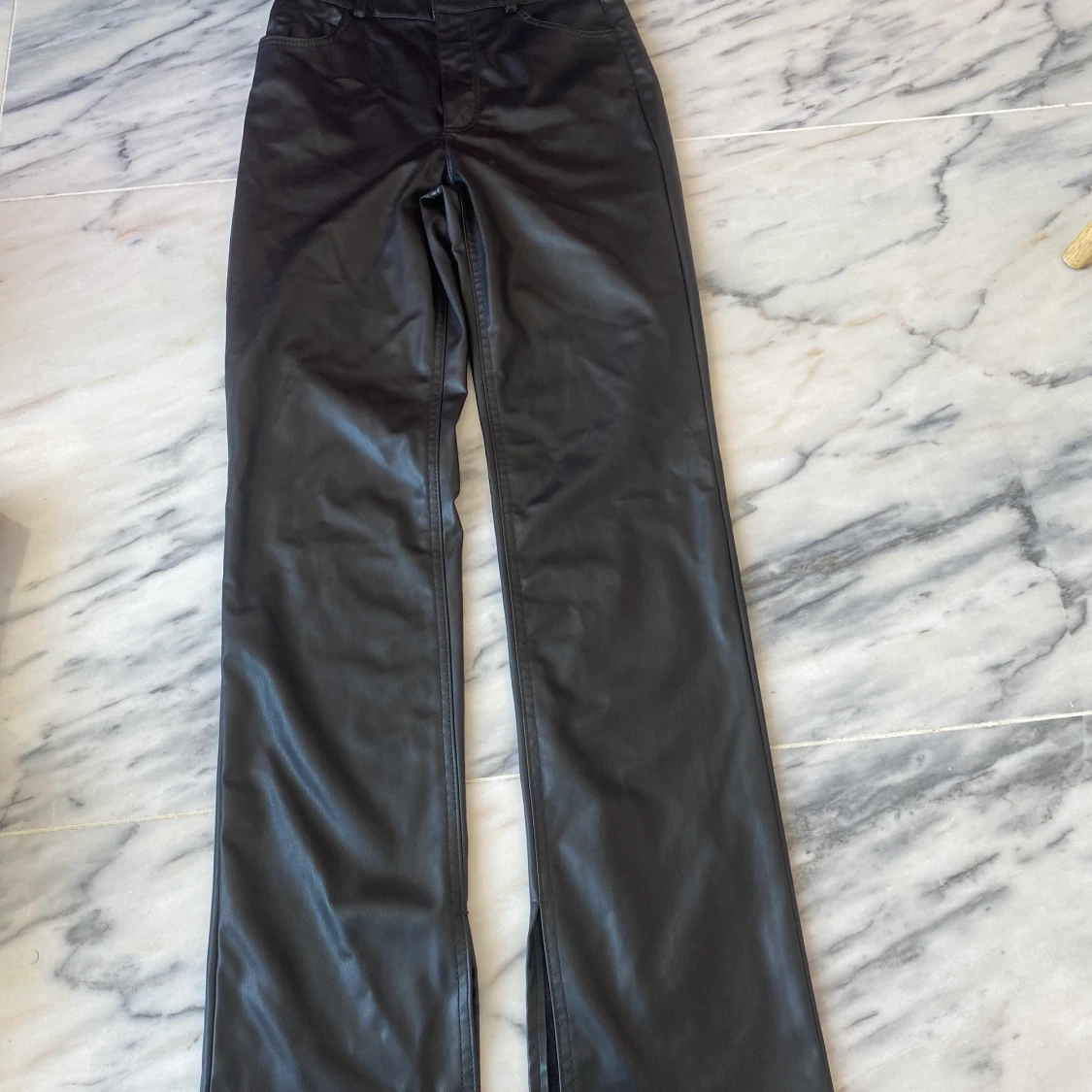 Svarta Skinnbyxor 