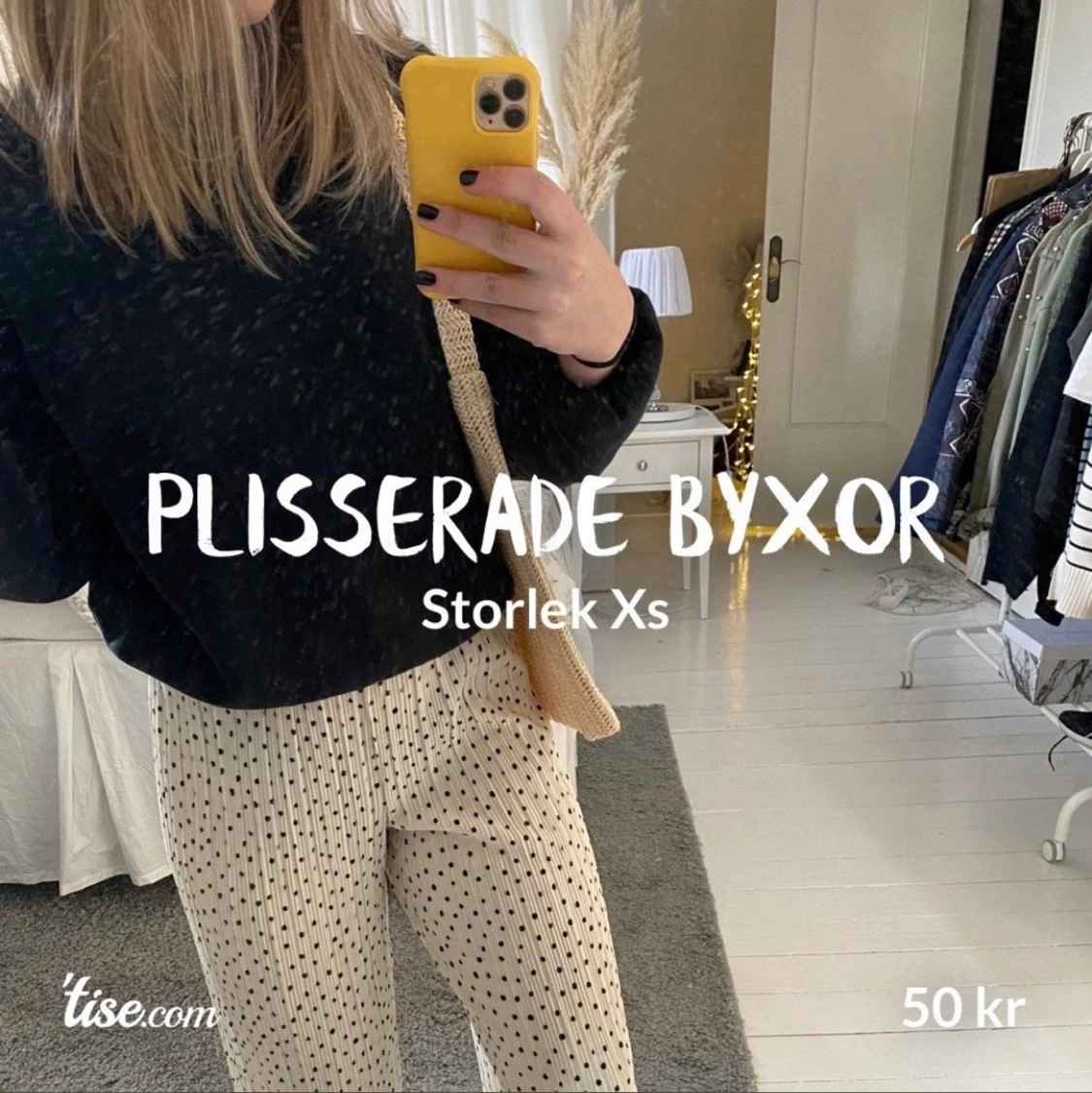 Plisserade Byxor Monki