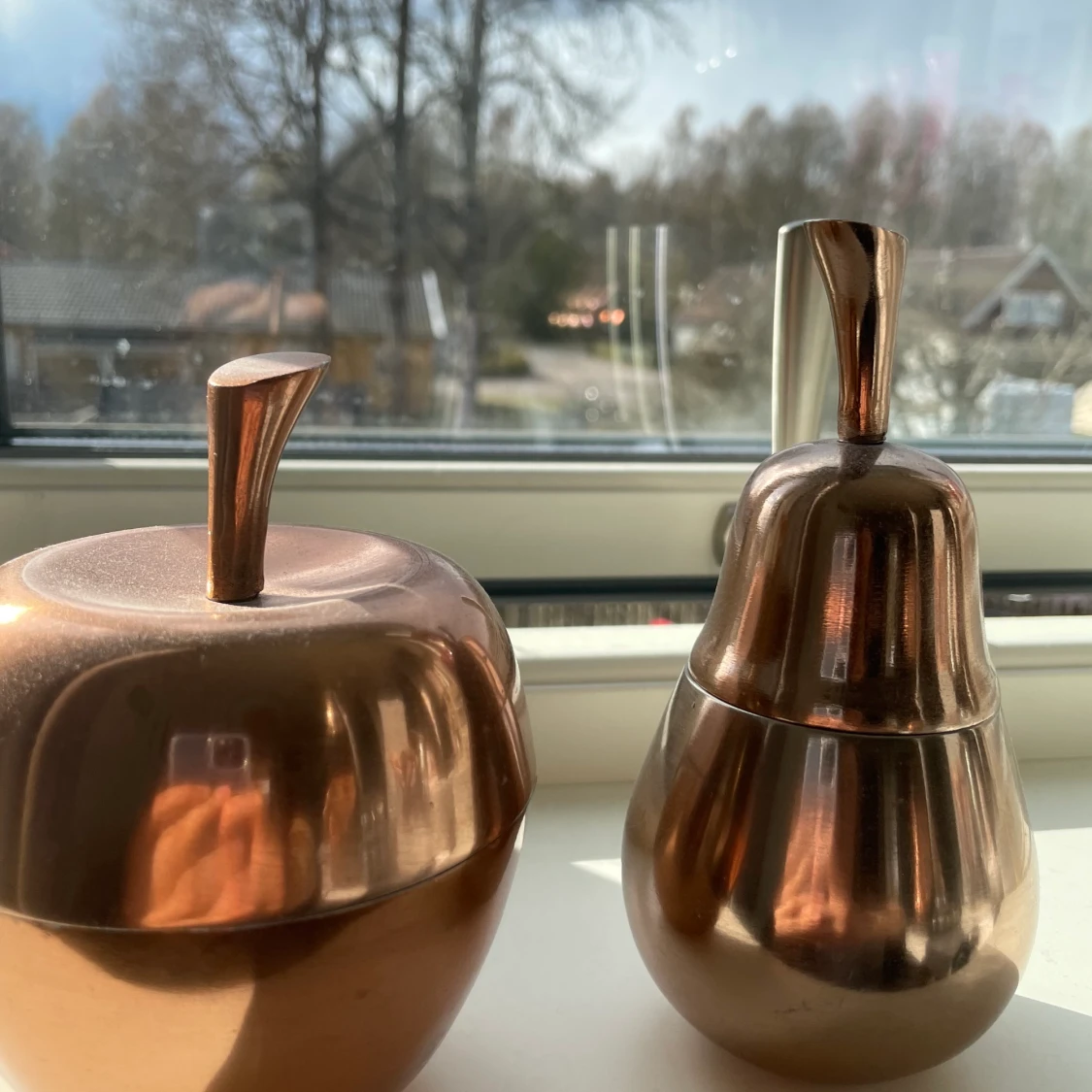 Rosegold äpple/päronburk