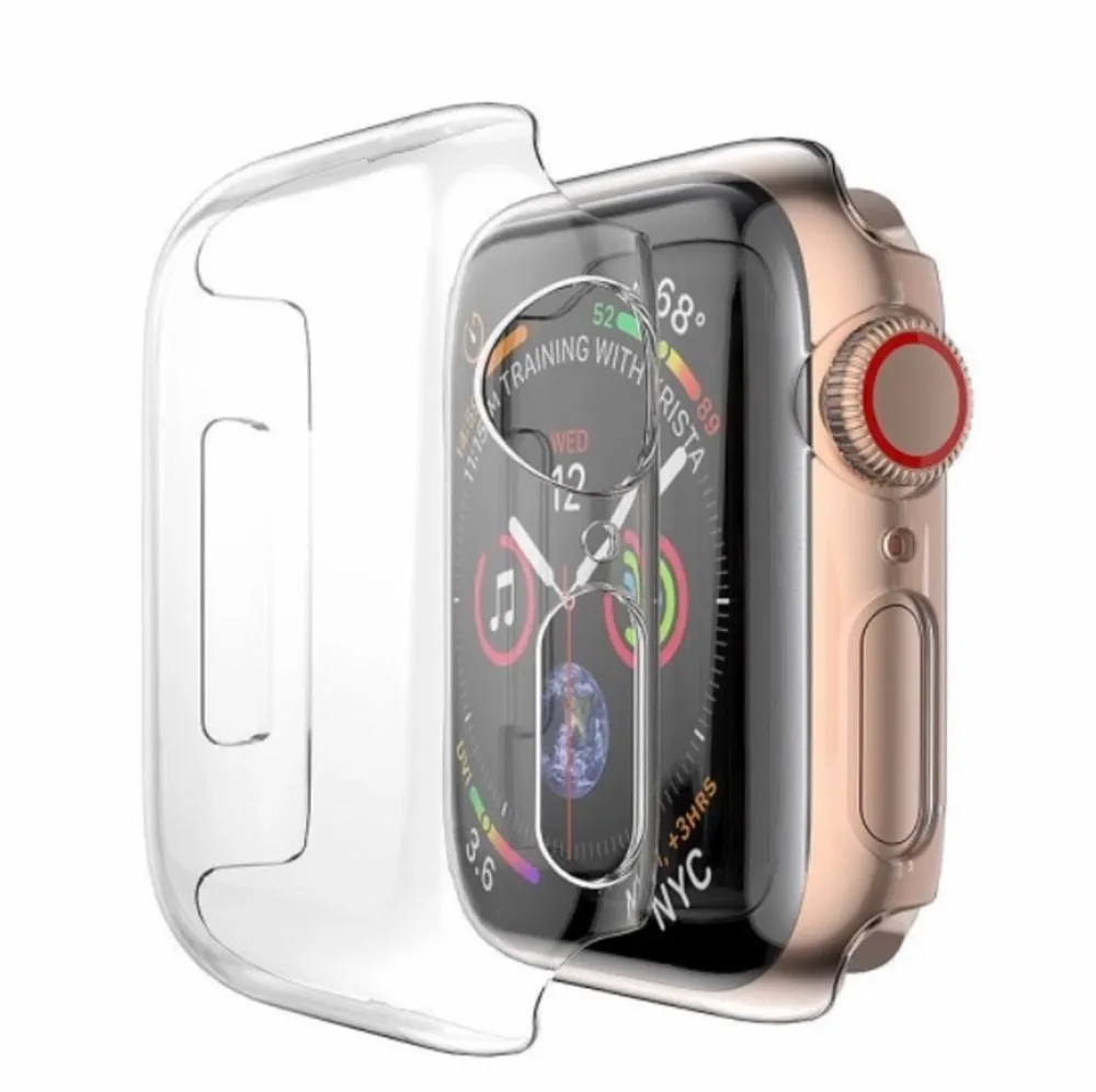 Säljer (oanvänt) skydd till Apple Watch 38 mm som motverkar sprickor, repor, smuts & skador! Lätt att komma åt alla knappar & touchen funkar precis som vanligt! :)                        Säljer för 50 kr (bjuder på frakten) . Övrigt.