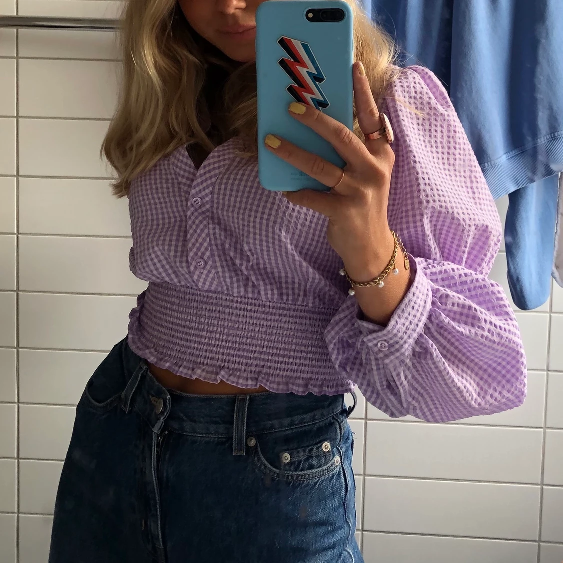 Skitsnygg lila blus! 