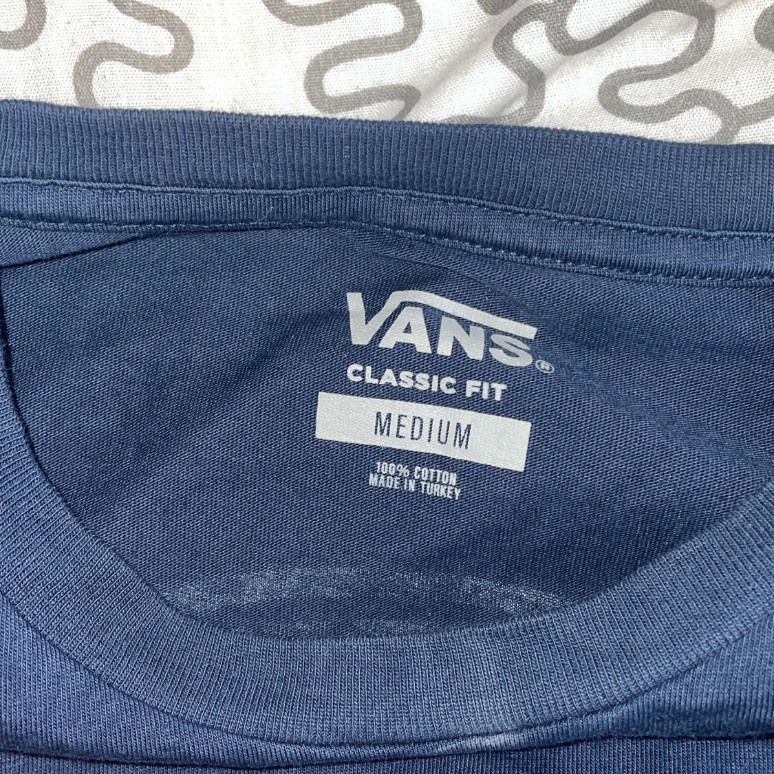 Marin blå vans långärmad  - 91