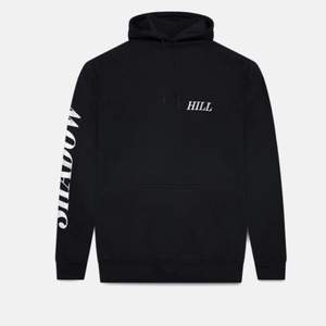 Limited edition Shadowhill Black hoodie with silver foil logo on arm - 50% sale
