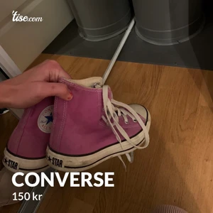 Converse skor  - Lila skit snygga, höga skor 