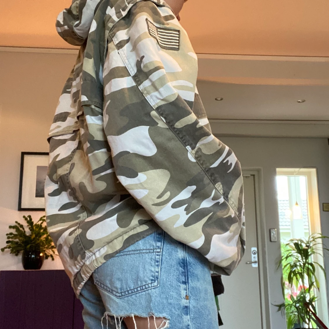 Supercool vintage camo-jacka - 90