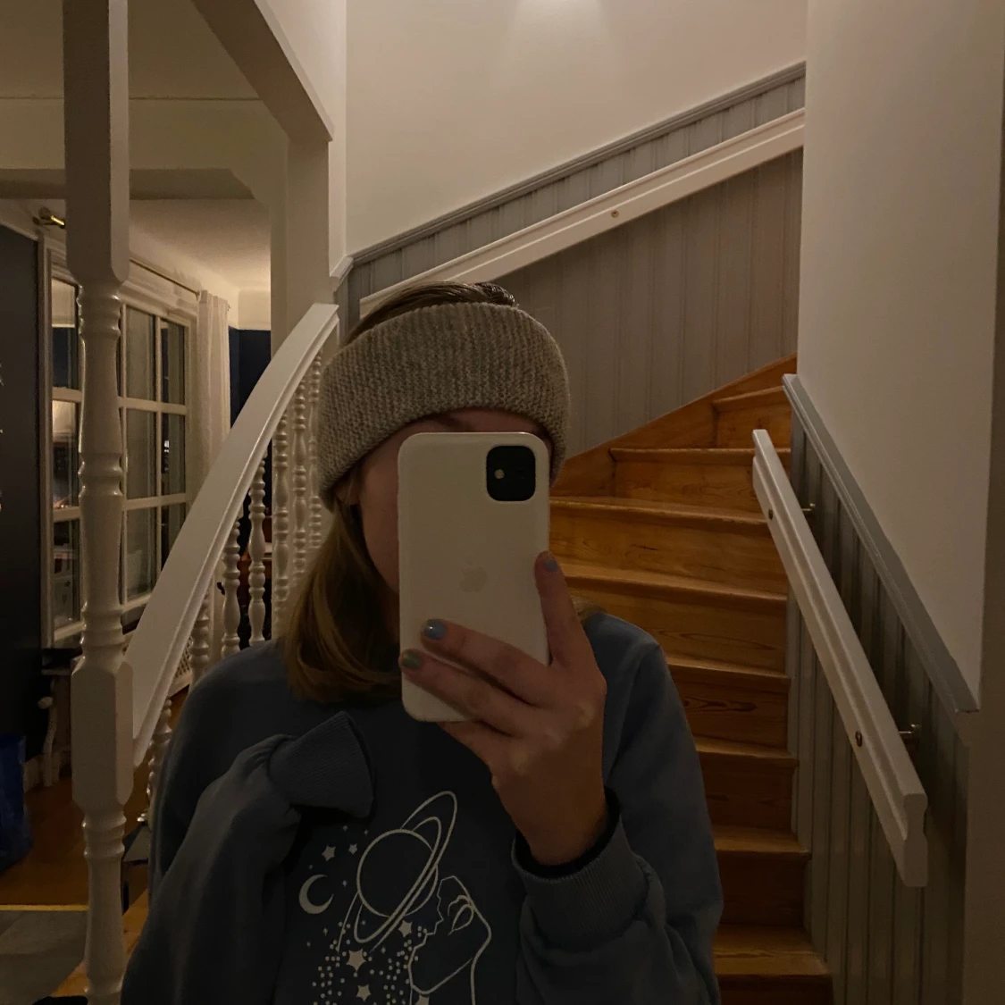 Engelstickade pannaband - 91