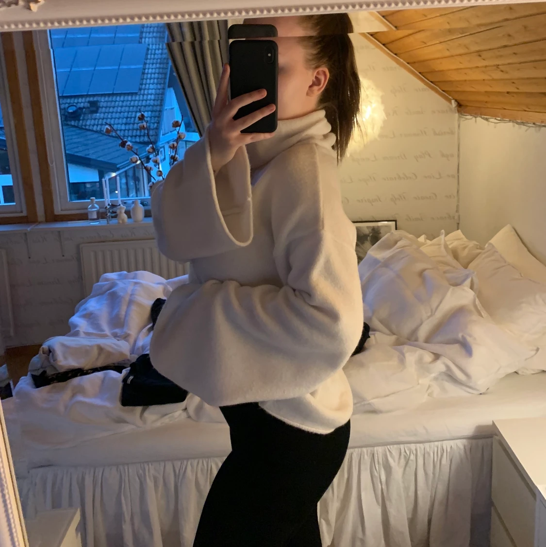 Stickad polotröja från NA-KD strl M - 90