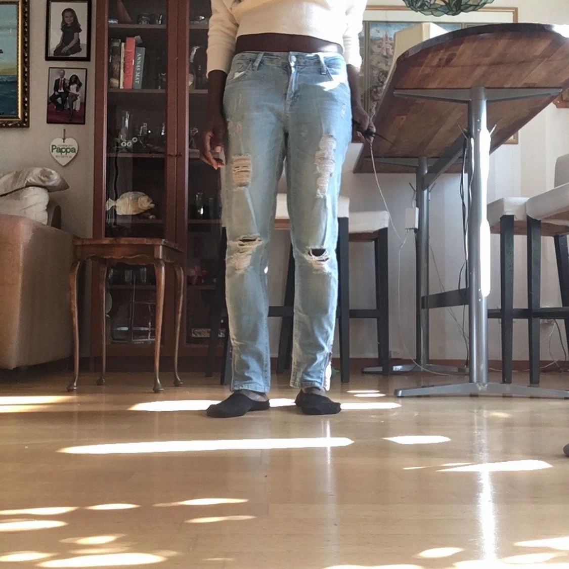 Slits jeans byxa - 90