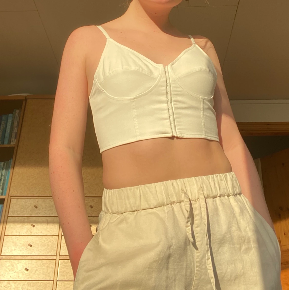 Vit topp från Zara  - 90