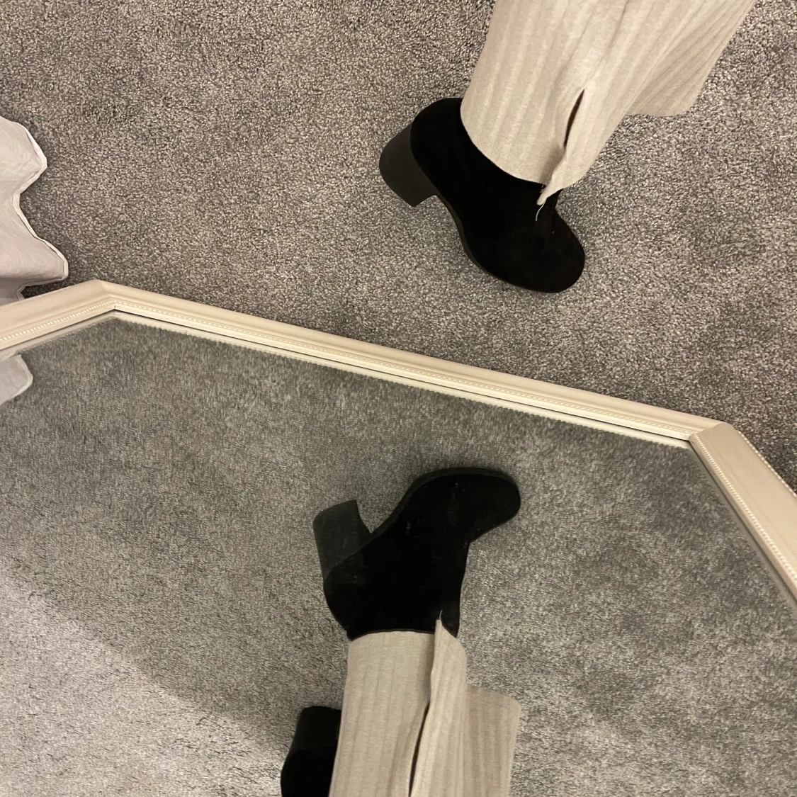 Boots med klack och mocka - 90