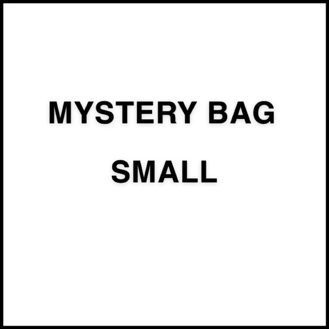 MYSTERY bag !
