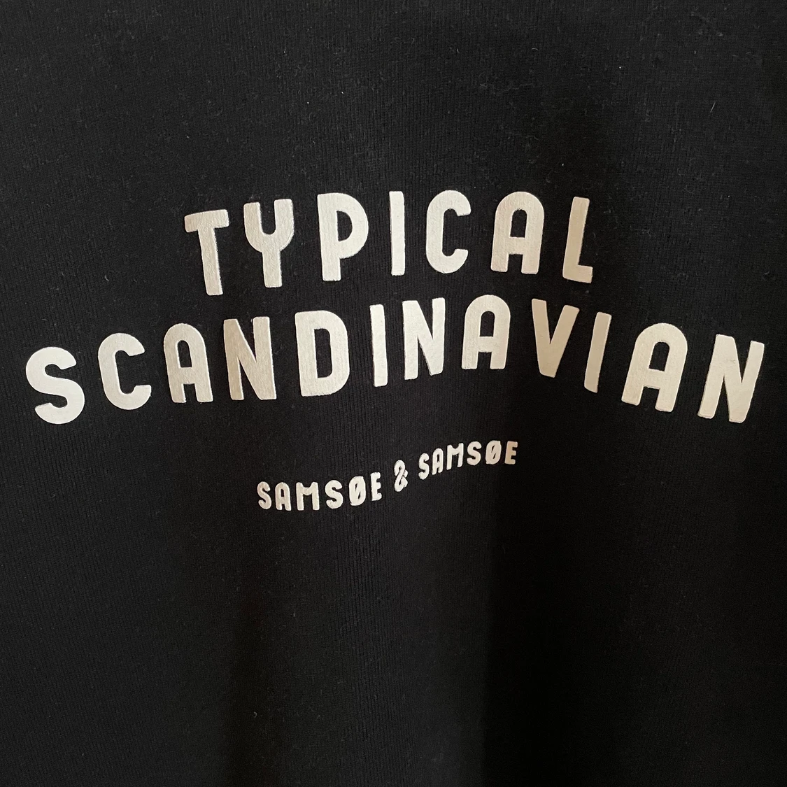 Svart Samsoe & Samsoe collegetröja - 91