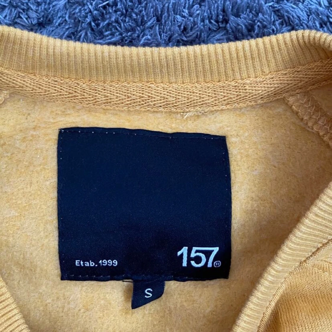 Senapsgul sweatshirt - 90